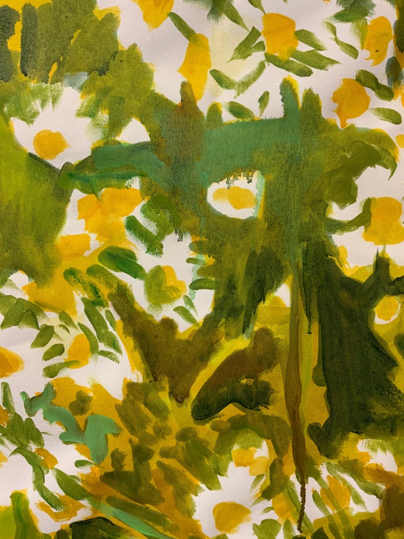 Manzanilla del campo, 2022, 280 x 120 cm, detalle