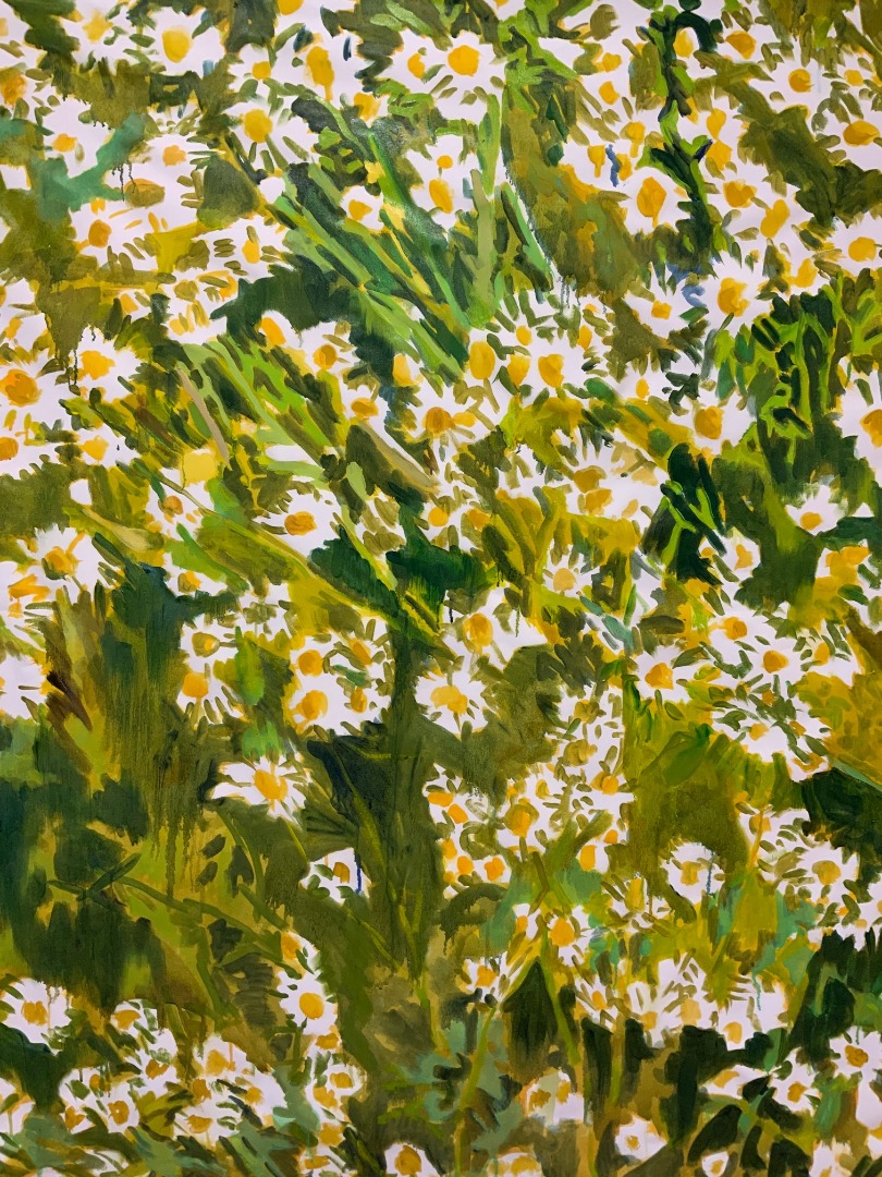 Manzanilla del campo, 2022, 280 x 120 cm, detalle