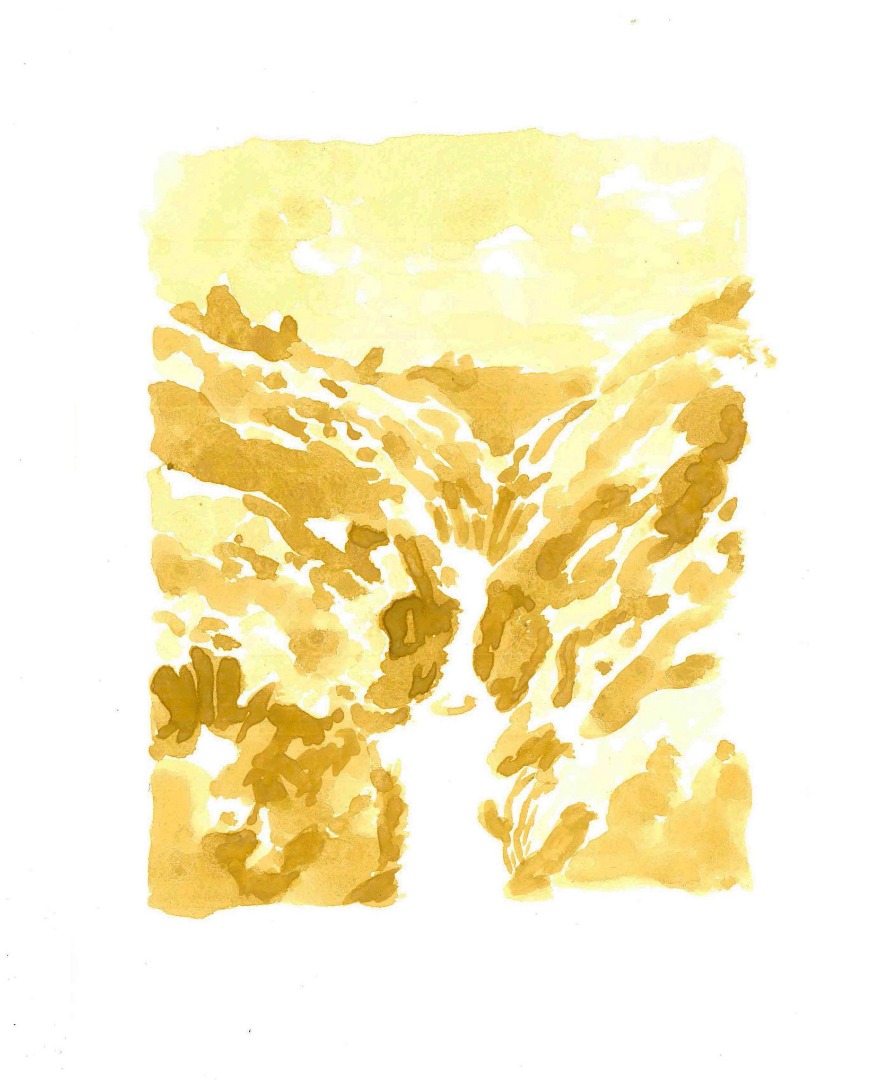 Creciente a lo lejos